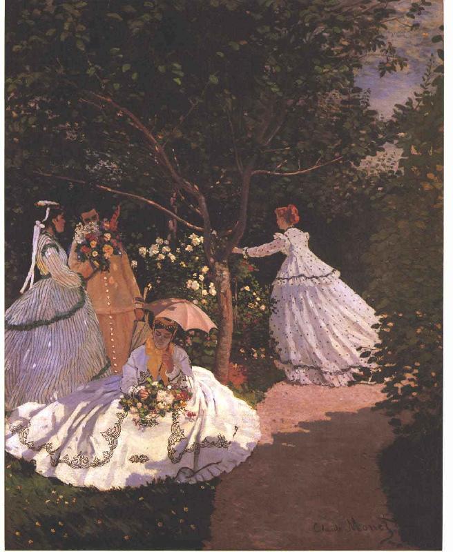 Claude Monet Women in the Garden oil painting picture